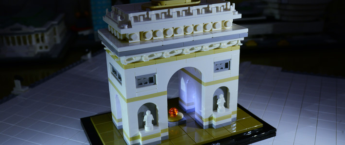 本站首晒#步入深坑:lego 乐高 建筑系列 21036 are de triomphe