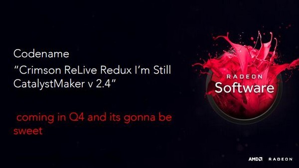 AMD Tech Day系列报道之六：软件优化必不可少！Crimson ReLive驱动迎来重大更新