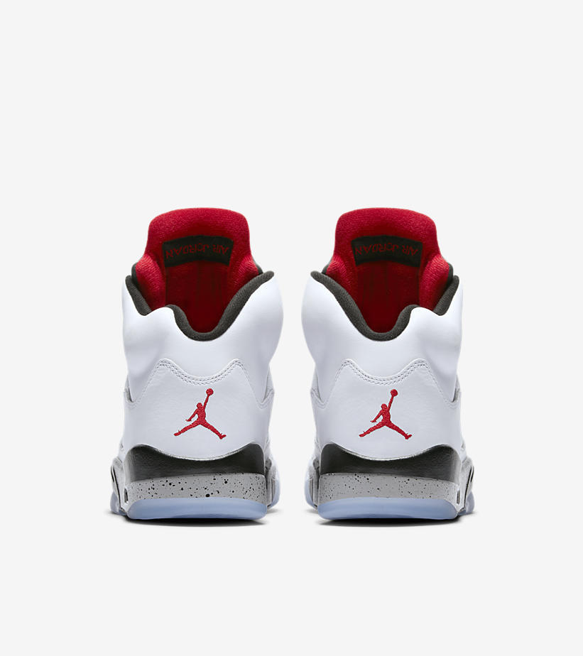 白水泥的传承：Nike 耐克 即将发售 Air Jordan 5 Retro “White Cement” 篮球鞋