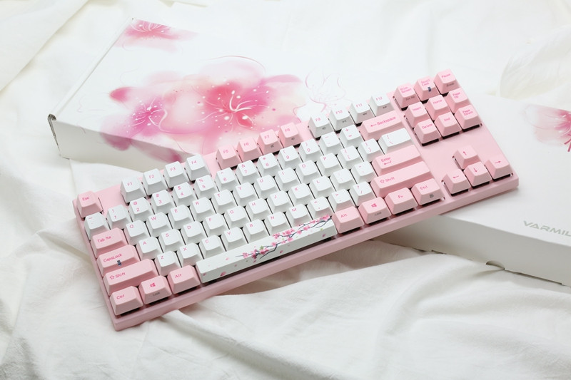 极致唯美樱花粉：Varmilo 阿米洛 在日本开售限量版“樱”机械键盘