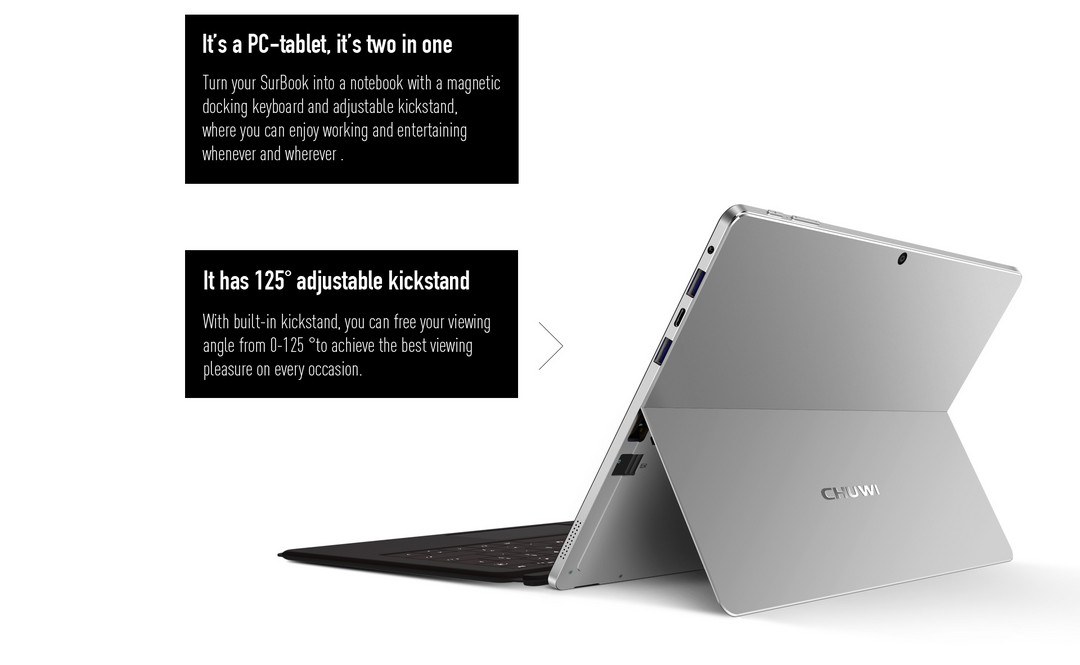 国产低价Surface：CHUWI 驰为发布Surbook平板电脑