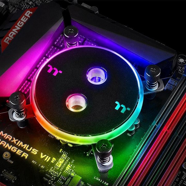 RGB灯效再度升级：Thermaltake 曜越 发布 Pacific W4 Plus CPU 水冷头