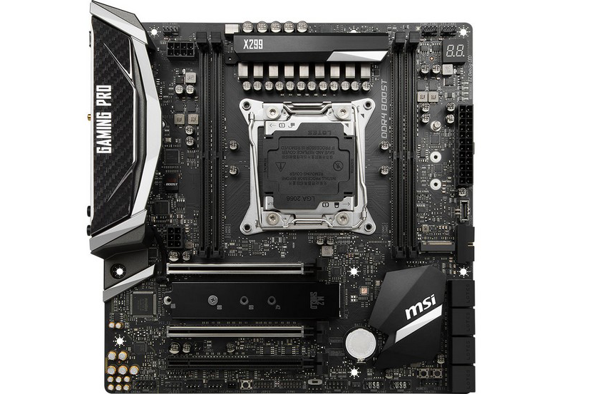 紧凑级MATX X299：msi 微星 发布 X299M GAMING PRO CARBON AC 主板