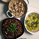 在家吃饭：拌饭神器，鸡肉豆腐加肉末茄子