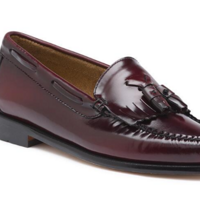 #原创新人#G. H. BASS & CO. Jaclyn Tassel Loafer女式酒红色流苏乐福鞋