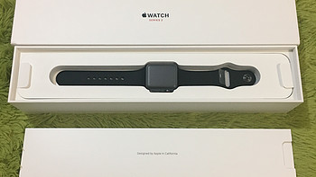 Apple 苹果 watch Series 3 蜂窝版 38mm运动黑 智能手表 开箱