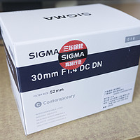 新人首晒购入 Sigma 适马 30mm F1.4 DN DC微单镜