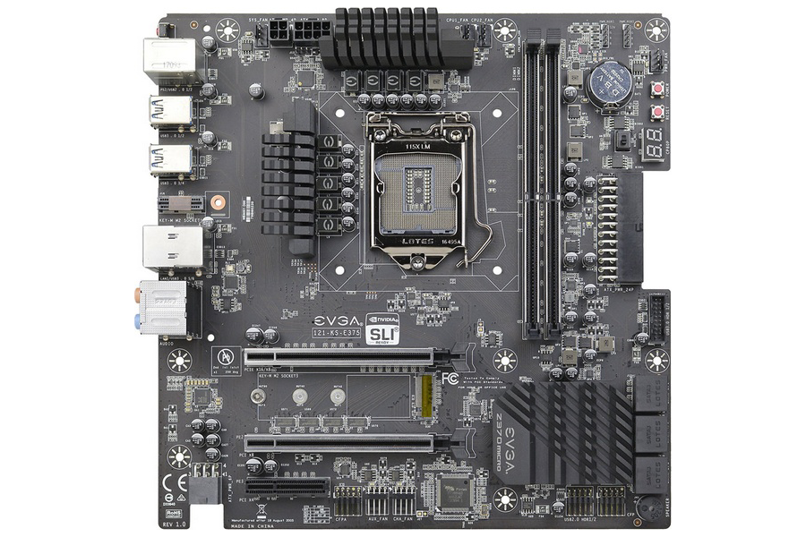 MATX紧凑方案、11相供电：EVGA 发布 Z370 Micro “小钢炮”主板