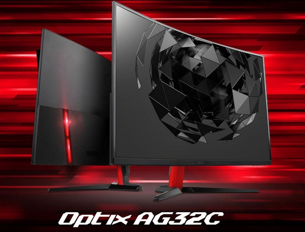 165Hz/1ms、支持防撕裂：msi 微星 发布 Optix AG32C 曲面电竞显示器