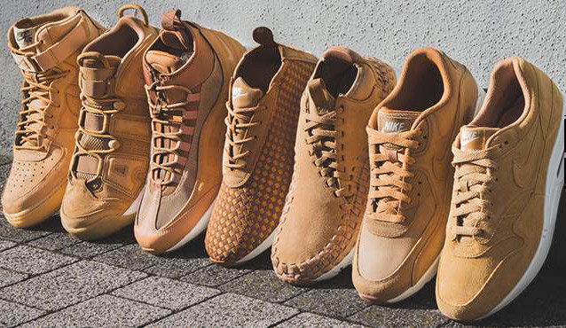 温暖小麦色：NIKE 耐克 推出 “Wheat Pack”系列 运动鞋款