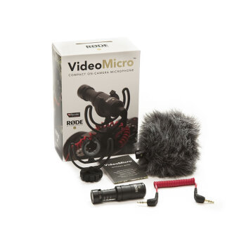 我的毛绒玩具 RODE VideoMicro 单反麦克风