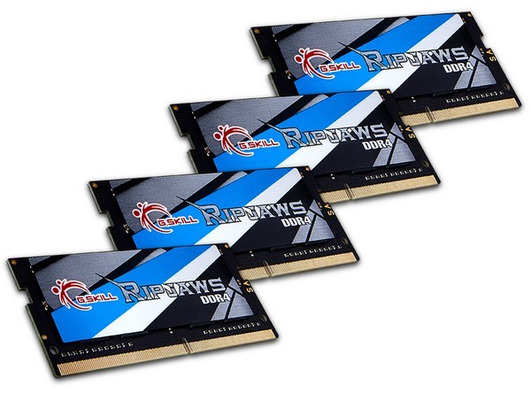 面向电竞游戏笔电和高端ITX：G.SKILL 芝奇 发布 Ripjaws DDR4-3800MHz 高端SO-DIMM内存