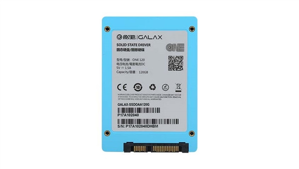 搭载东芝64层TLC：GALAXY 影驰 推出 ONE SSD 系列固态硬盘