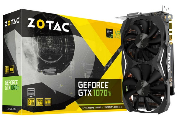 仅21cm长：ZOTAC 索泰 发布 GTX 1070 Ti Mini 非公版显卡