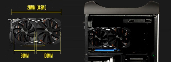 仅21cm长：ZOTAC 索泰 发布 GTX 1070 Ti Mini 非公版显卡