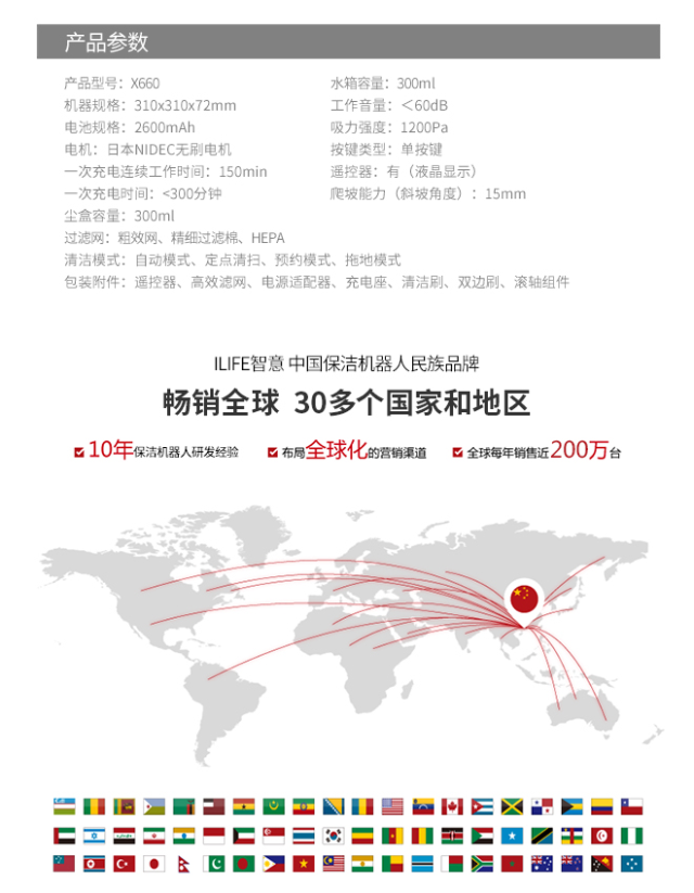 ILIFE智意  天目X660智能扫地机器人