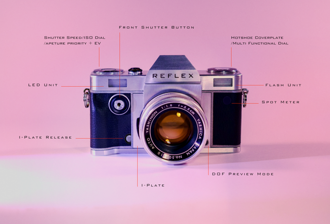镜头卡口、胶片模块均可自由更换：Reflex 发布 首款”模块化“胶片单反相机 Reflex