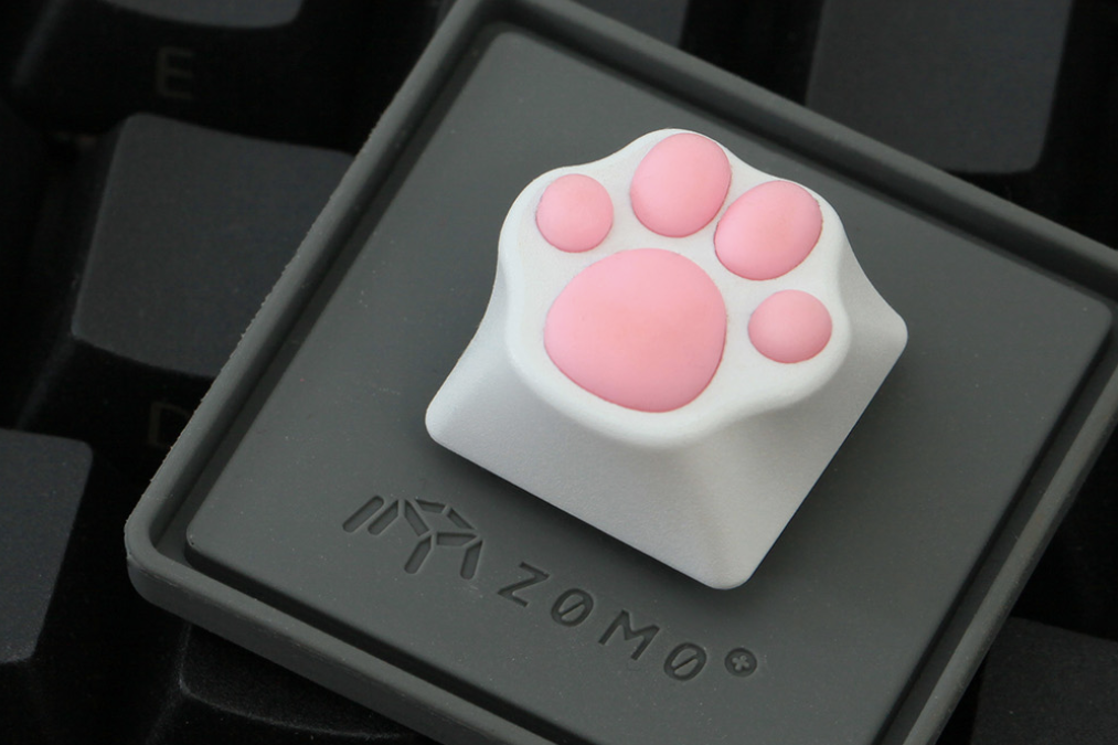 软萌Q弹：ZOMO+ 推出 猫爪 仿真键盘键帽