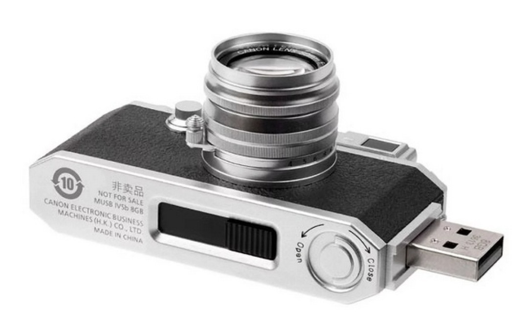 经典复古旁轴相机造型:Canon 佳能 发布 Canon IV SB 纪念U盘 79.9美元(约530元)