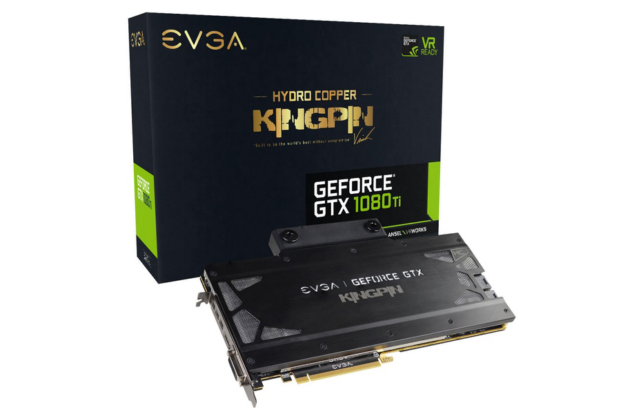 单槽水冷方案：EVGA 发布 GTX 1080 Ti Kingpin“盟主”旗舰显卡