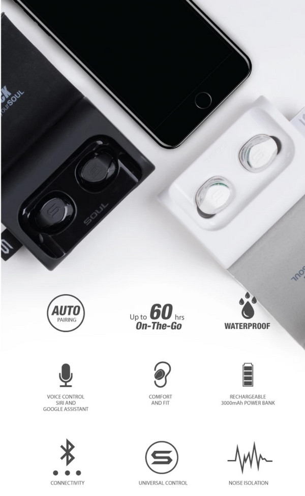 为夜跑护航：SOUL 发布 X-SHOCK 透明限量版 无线耳机
