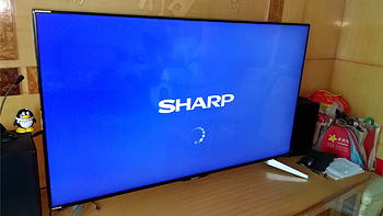 #晒单大赛#给父母换了台大电视—SHARP 夏普  LCD-60DS7008A 60英寸4K超高清人工智能语音液晶电视