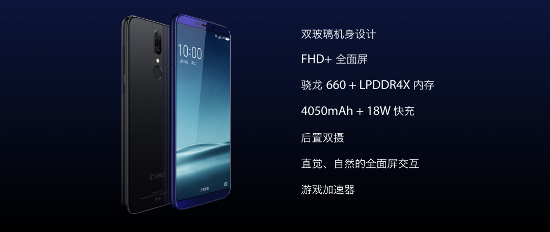 骁龙660+后置双摄:360 发布 N6 Pro 全面屏 智能手机