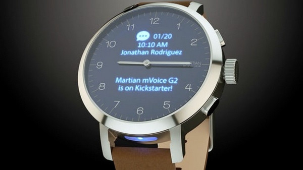 OLED屏幕、整合三大语音助手：Martian Watches 发布 第二代 mVoice G2 混合智能手表