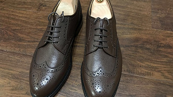 鞋子买买买 篇三：一双好穿的走路鞋—james taylor & son 荔枝皮 德比 布洛克 牛津鞋 开箱