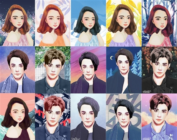 自拍秒变插画：meitu 美图 Andy绘画机器人 正式上线 