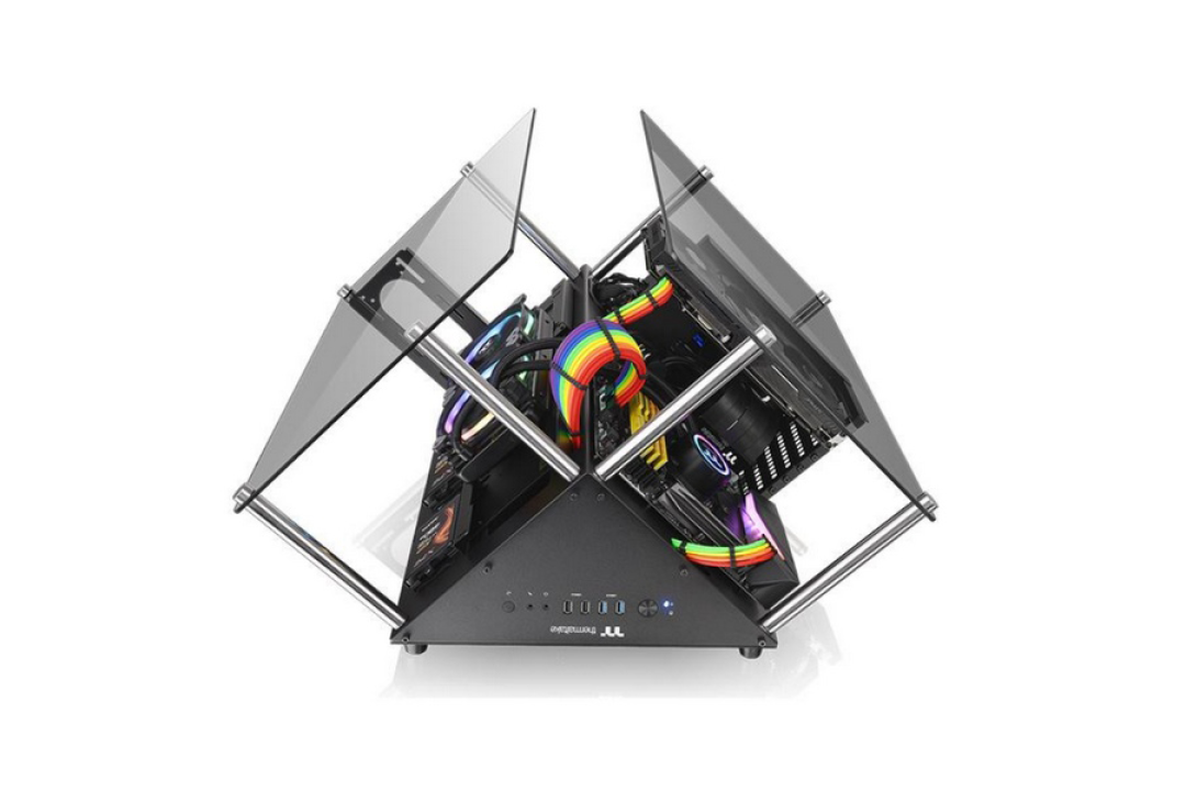 独特三角开放式结构：Thermaltake 曜越 发布 Core P90 TG 开放式玻璃机箱