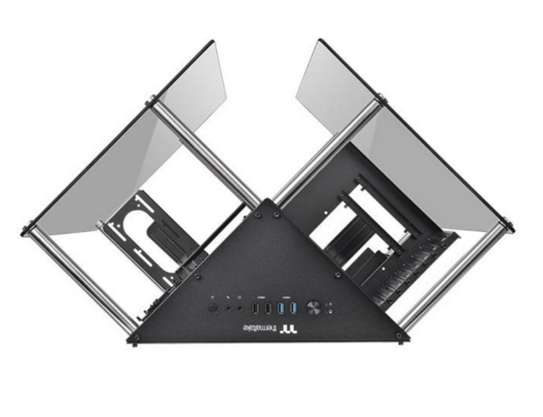 独特三角开放式结构：Thermaltake 曜越 发布 Core P90 TG 开放式玻璃机箱
