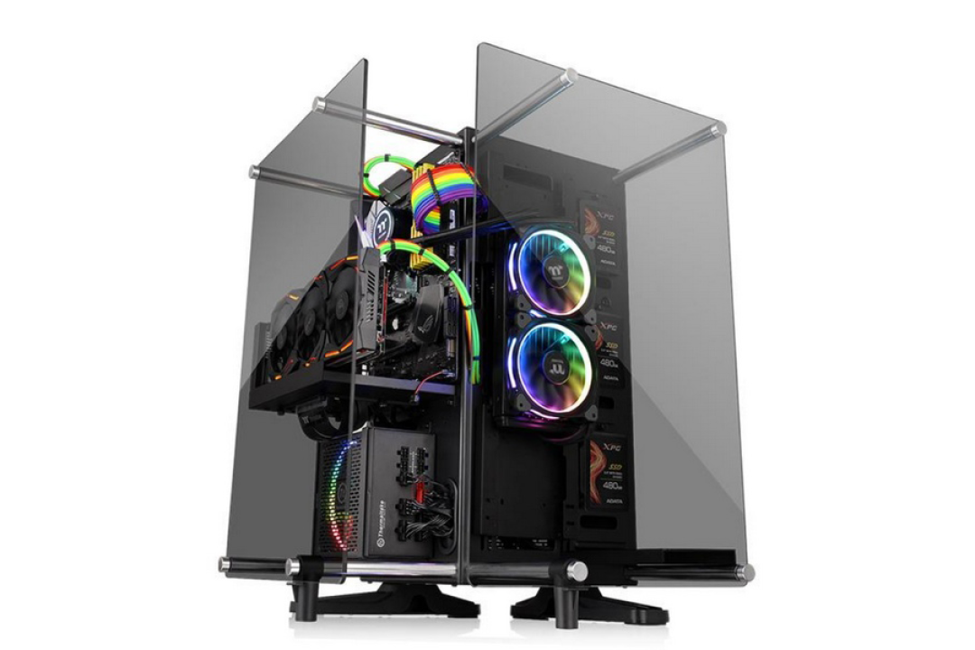 独特三角开放式结构：Thermaltake 曜越 发布 Core P90 TG 开放式玻璃机箱