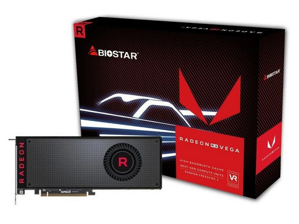 可12路并联挖矿：BIOSTAR 映泰 发布 RX VEGA 56/64 马甲非公版显卡