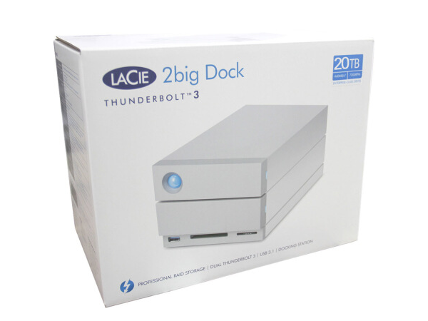 面向创意人士、最高20TB容量：LaCie 莱斯 发布 LaCie 2big Dock Thunderbolt 3 桌面存储设备