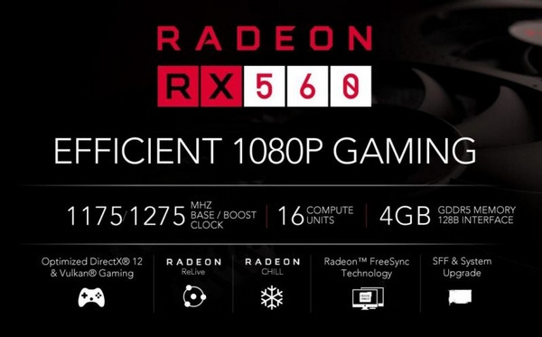 砍掉2组计算单元：AMD 海外发布 Radeon RX 560 缩水版显卡