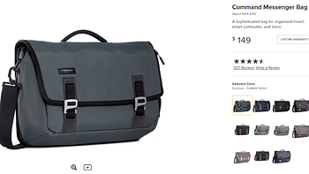 TIMBUK2 天霸 Command Messenger Bag 指挥官邮差包 使用心得