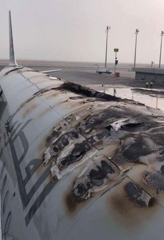 航司那些事第37期：卡塔尔航空A321客机维护时起火