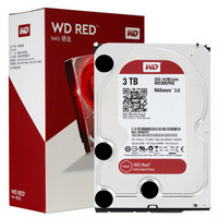 西部数据(WD)红盘 3TB SATA6Gb/s 64M 网络储存(NAS)硬盘(WD30EFRX)