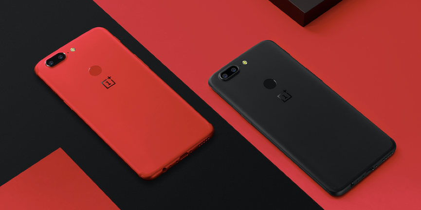 四周年纪念版：OnePlus 一加 即将发售 一加5T 熔岩红 智能手机