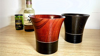 #设计之美#京の漆器：象彦木胎漆器烧酒杯两件套