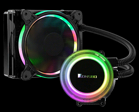 256色RGB幻彩：JONSBO 乔思伯 发布 TW2-120“天使眼”系列水冷散热器
