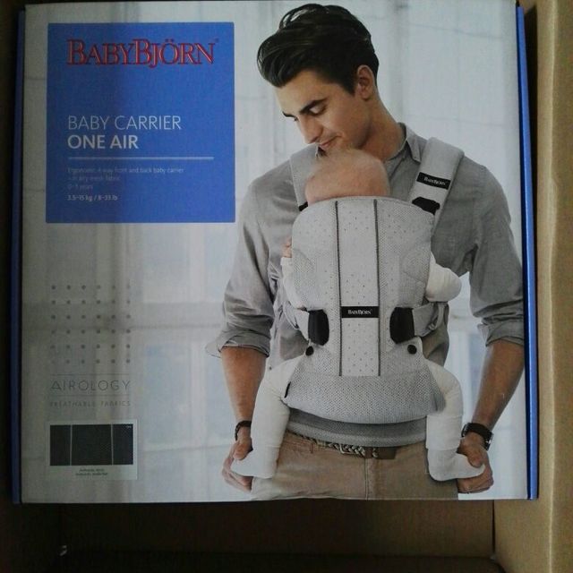 #晒单大赛#溜娃购物两不误：BabyBjorn Baby Carrier One Air 背带 晒单