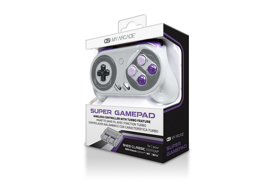 支持Turbo连发：My Arcade 推出 Super Gamepad 袖珍SNES复刻版无线手柄