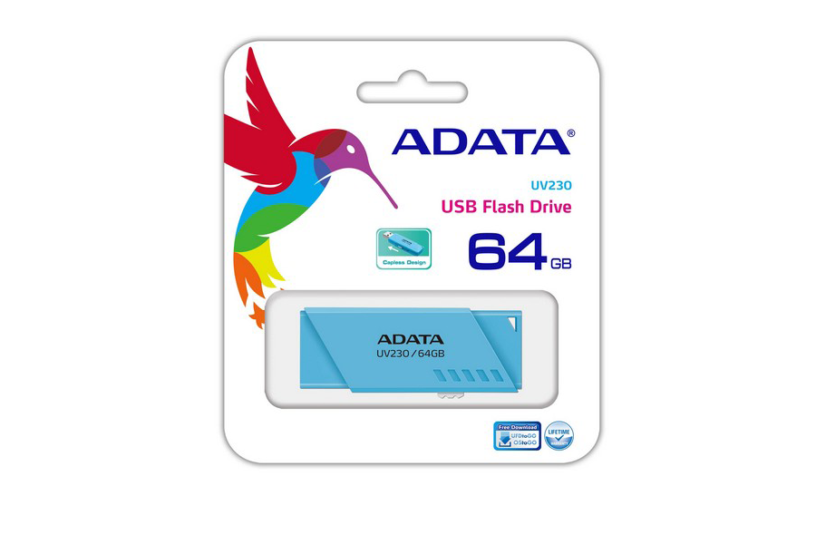 侧推伸缩无盖、最高128GB容量：ADATA 威刚 发布 UV230 和 UV330 U盘