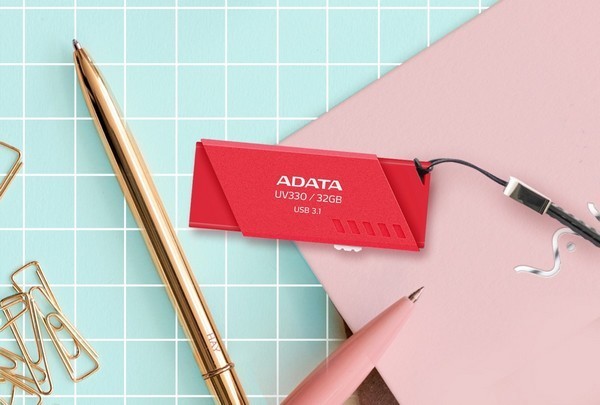 侧推伸缩无盖、最高128GB容量：ADATA 威刚 发布 UV230 和 UV330 U盘