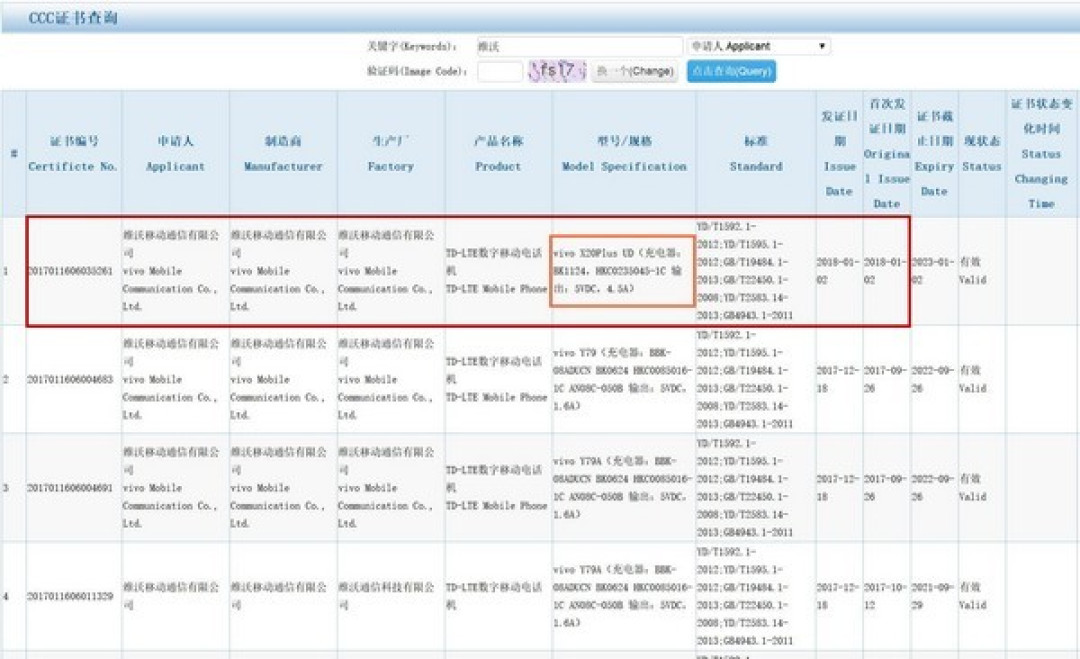 #CES2018新品速递#屏幕指纹+防水?vivo 即将发布 X20Plus UD 智能手机