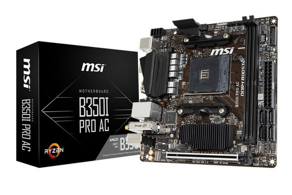 ITX紧凑级方案、支持Ryzen“锐龙”：msi 微星 发布 B350I PRO AC 主板