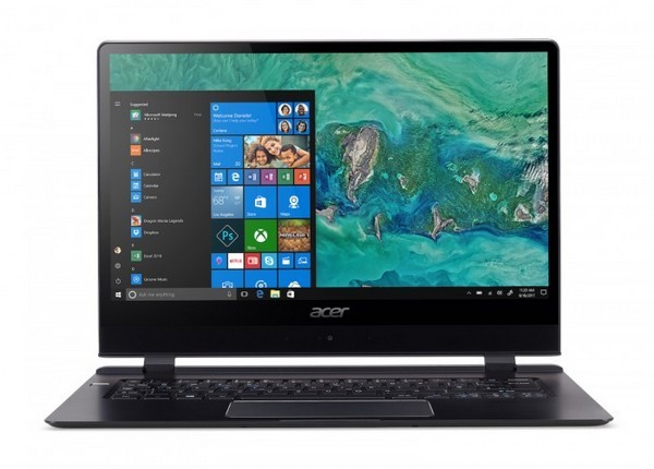 #CES2018新品速递#轻薄0噪音+英特尔LTE：acer 宏碁 发布 新Swift 7 和 Spin 3 笔记本电脑