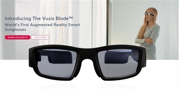 #CES2018新品速递#Alexa语音控制：VUZIX 发布 Blade AR 智能眼镜